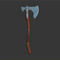 Tomahawk Axe Wooden Axe Handle Axe Mountain Axe Chopping Wood Axe Chopping Wood Axe Magic Axe 3d model