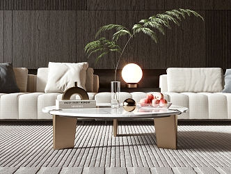 Minotti modern coffee table 3d model