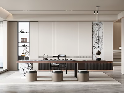 Modern Tea Room 3d model