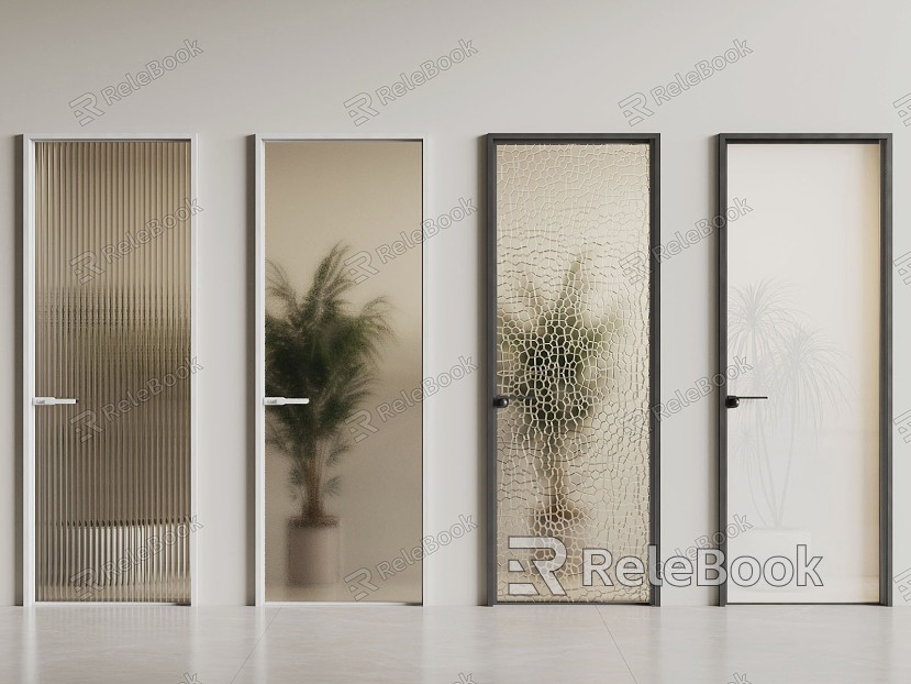 Modern Changhong Glass Door model