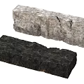 Modern Cabinet Design With Light And Dark Stone Countertop Materials