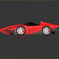 Pink Ferrari Convertible Sports Car With Sleek Body And Modern Design