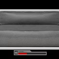 Modern double sofa 3d model