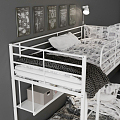 Modern Bed 3d model