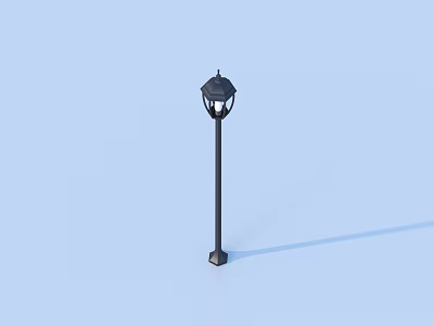 Street Light Outdoor Light Landscape Street Light 3d model