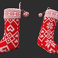 Christmas Stockings Red Stockings Decorative Stockings Christmas Decorative Stockings Cute Stockings Christmas Stockings Red Stockings Decorative Stockings Christmas Stockings 3d model