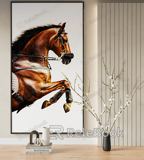 Modern Animal Painting Decorative Painting Hanging Painting model