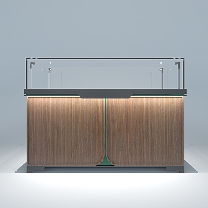 Jewelry Counter Jade Counter Jewelry Display Cabinet Jewelry Store Jade Store 3d model