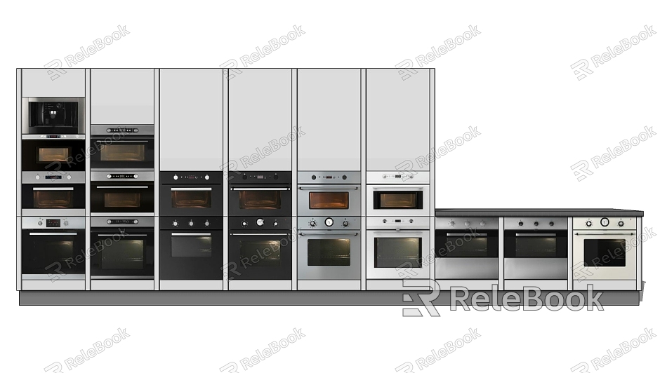 Modern Kitchen Kitchenware Oven Combination Microwave model