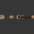 Traditional Swords With Red Scabbards And Ornate Handles On Black Background