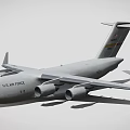 U.S. Air Force Gray Fighter Jet With Advanced Wing Design And Military Combat Features