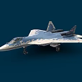 Modern Military Fighter Jet With Camouflage Paint Scheme And Twin Engine Design