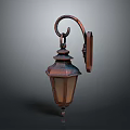 Vintage Copper Wall Mounted Lamp With Architectural Exterior Lighting Design