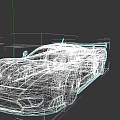 Silver High Performance Sports Car With Black Stripe And Sleek Design