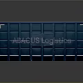 Blue Storage Box Featuring ABACUS Logistics Label For Home Organization