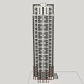 Modern High Rise Building Exterior Design With Windows Balconies And Architectural Details