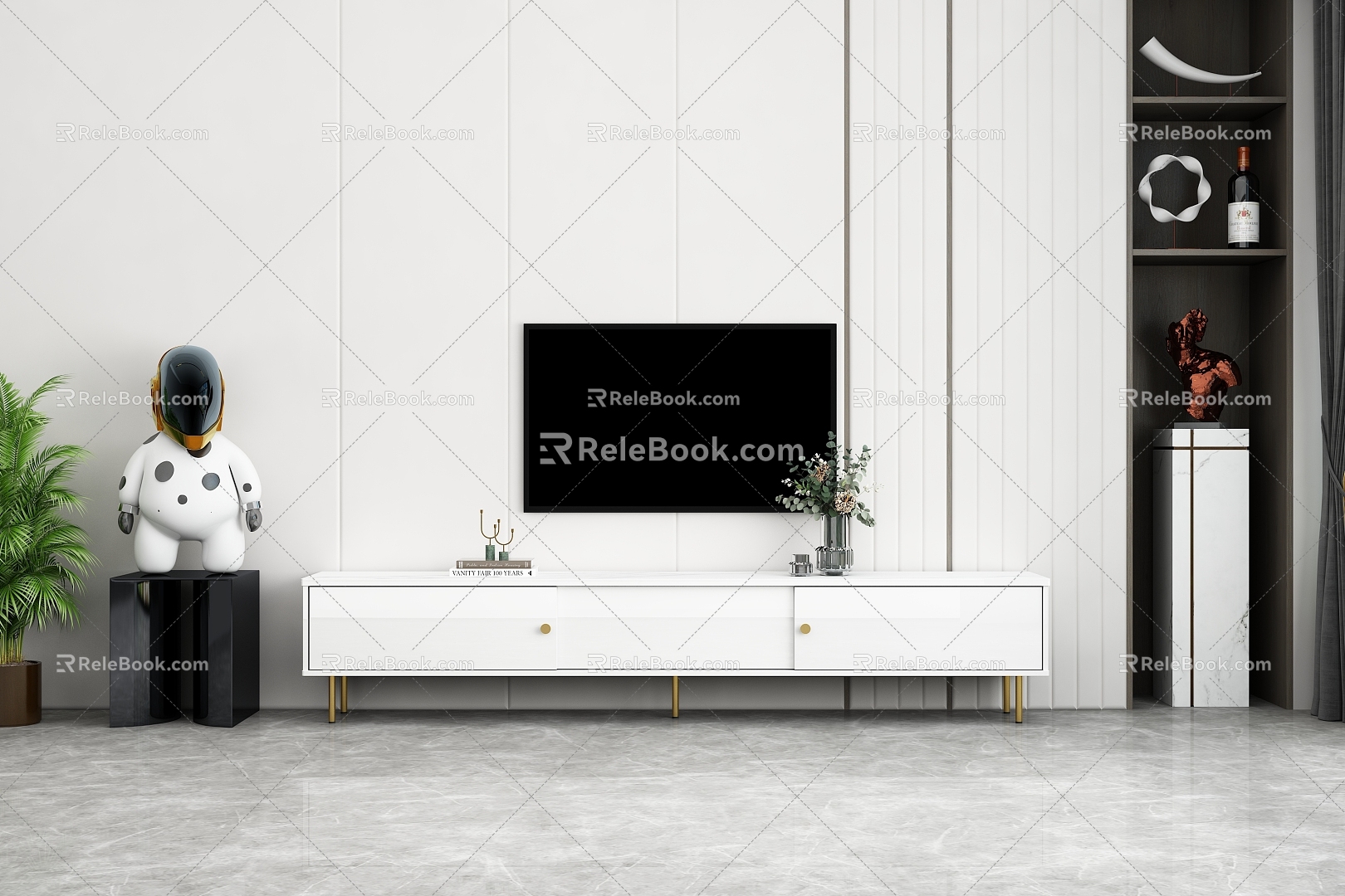 Modern TV Cabinet 3d model