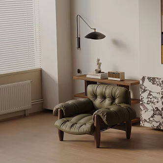 modern leisure chair 3d model