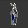 Innovative Medical Prosthetic Device With Metal Frame Structural Design And Colored Components