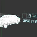 Vintage Green BMW 525i 1990 Classic Sedan Car Exterior Design