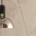 Modern Metallic Pendant Light With Silver Shade And Hanging Design For Interior Decor