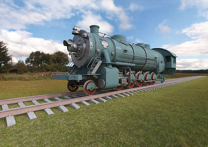 Industrial LOFT Train Super Fine 3d model