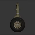 Heavy Duty Dual Tires With Metal Bracket And Wheel Hub Structure Design