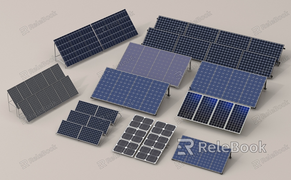 Other industrial equipment Solar panels Photovoltaic panels Solar equipment model