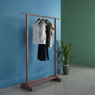 New Chinese style hanger 3d model
