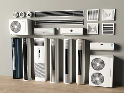 Modern Air Conditioner Vertical Air Conditioner Air Conditioner Air Outlet Air Conditioner External Air Conditioner Hanging Wall-mounted Air Conditioner Air Conditioner Cabinet Suction Top Air Conditioner 3d model
