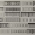 Assorted Railings With Various Designs And Decorative Patterns In Different Styles