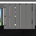 Modern Wall Lamps Featuring Linear Strips And Spherical Lights For Contemporary Ambient Lighting
