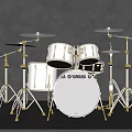 Drum set 3d model