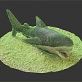 Modern doll shark great white shark whale shark hammerhead shark 3d model