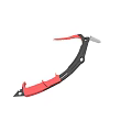 Red And Black Multi Functional Utility Tool With Sharp Blade And Handle Grip