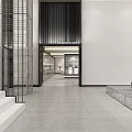 Modern Bedroom Furniture Showroom Displaying Elegant Beds Nightstands And Lighting