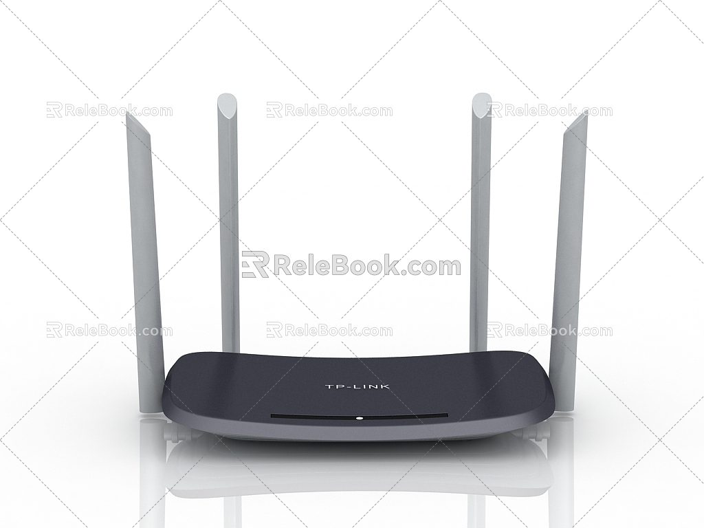 Modern Router 3d model