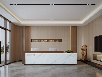 Front Desk 3d model