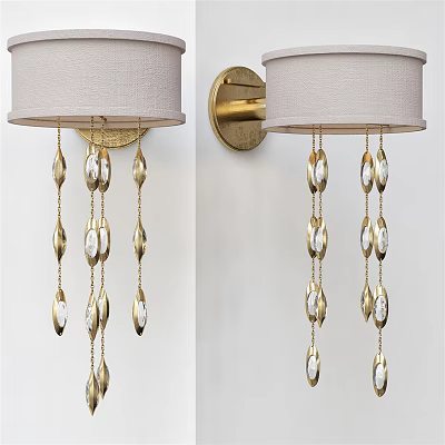 Light Luxury Wall Lamp 3d model