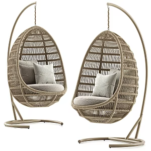 Modern Leisure Chair Leisure Chair 3d model