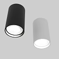 Modern Minimalist Cylindrical Ceiling Lights Black and White Indoor Lighting Fixtures