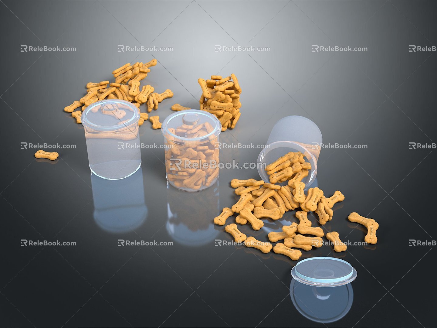 Biscuits Whole Wheat Biscuits Snacks Western-style Baking Food Milk Biscuits Breakfast Biscuits Western-style Snacks 3d model