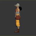 One Piece Cartoon Characters Cartoon Fox Man Virtual Characters Fantasy Characters Magic Characters Virtual Characters 3d model