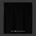 Modern Home Curtains With Sheer White And Gray Thick Fabric Window Treatment
