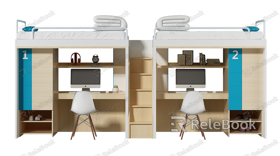 Modern Bed and Bunk Bed Dormitory Bunk Bed model