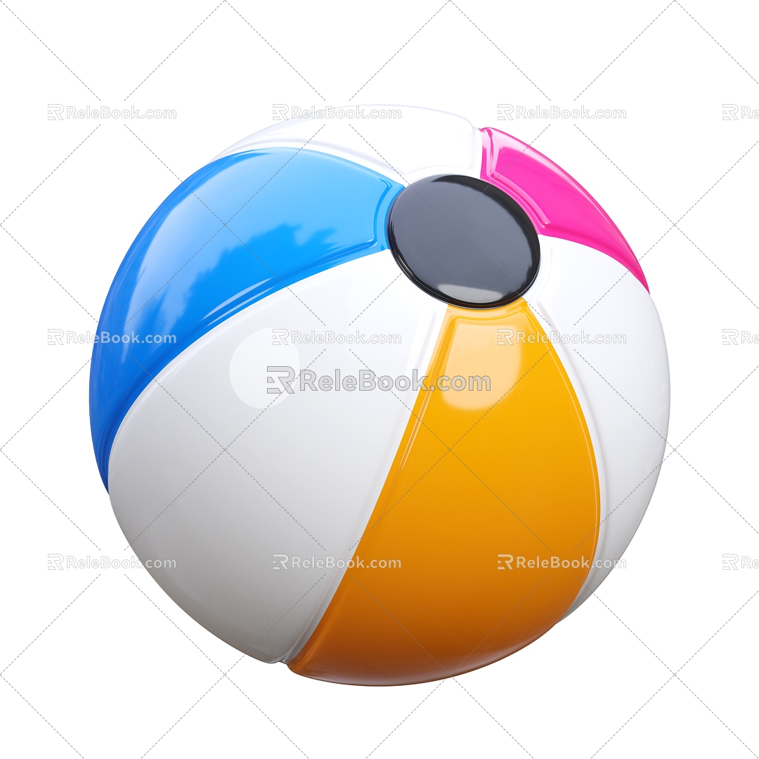 Modern toy ball beach toy children's toy 3d model