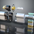 High Quality Hardware Tools Featuring Various Metal Components Connectors Screws And Valves 3d model