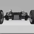 High Quality Automotive Chassis Suspension System With Wheels Shock Absorbers And Springs