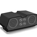 Advanced Projection Surveillance Device With Multiple Lenses And Black Design