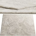 Plush Beige Square Carpet With Soft Textured Surface For Home Decor